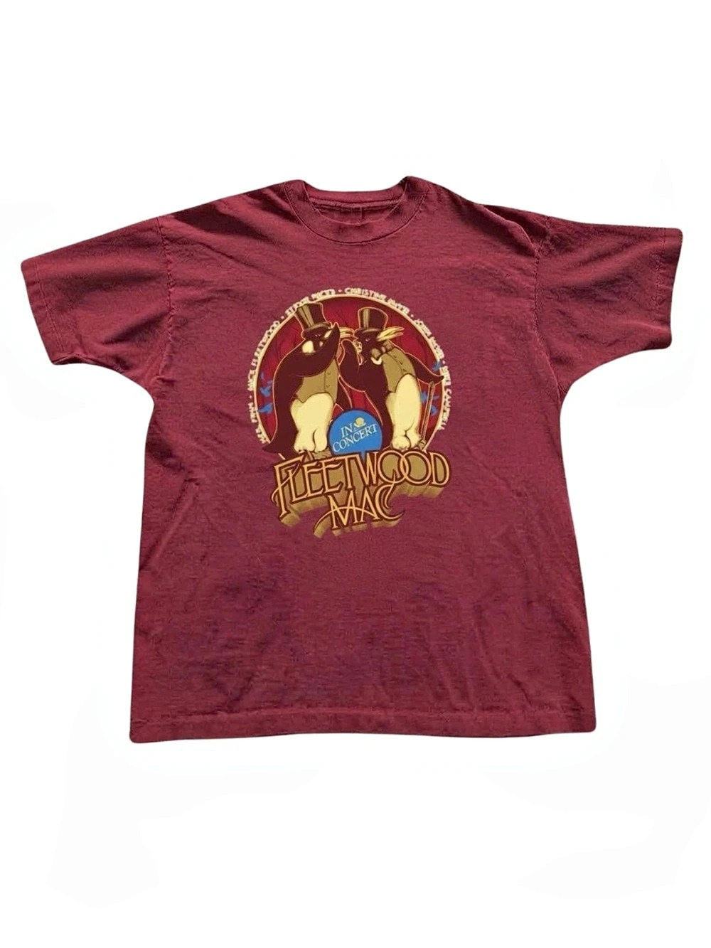 Gildan Fleetwood Mac Graphic Tee in Red